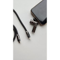 USB C 2in1 cable black 1.2 m