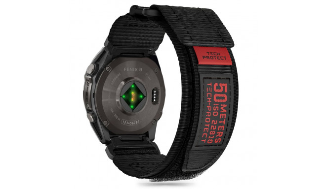 TECH-PROTECT SCOUT PRO GARMIN FENIX 5X / 5X PLUS / 6X / 6X PRO / 7X / 8 (51 MM) BLACK
