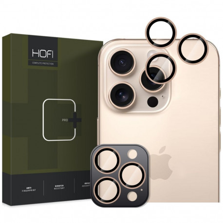 OSŁONA APARATU HOFI CAMRING PRO+ IPHONE 16 PRO / 16 PRO MAX / 17 PRO / MAX DESERT TITANIUM