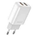Jellico EU02 12W 2x USB 2.4A Plug Fast Adaptive Charger Universal for all Mobile Devices White