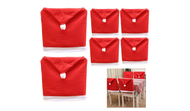 DA315 POKROWIEC ŚWIATECZNY NA KRZESŁO     6SZT