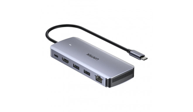 UNITEK aktiivne USB-C 10Gbps M.2 HDMI PD 100W jaotur