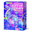 4M KidzMaker DIY set Holographic Light Up Origami Unicorn