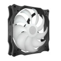 SilentiumPC Stella HP RGB 140 PWM Computer case Fan 14 cm Black, White