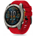 Tech-Protect watch strap Silicone Garmin fenix 5X/5X Plus/6X/6X Pro/7X/8 51mm, red