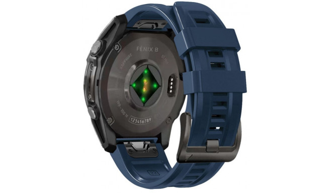 Tech-Protect ремешок для часов Silicone Garmin fenix 5X/5X Plus/6X/6X Pro/7X/8 51mm, navy