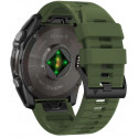 Tech-Protect watch strap Silicone Garmin fenix 5/6/6 Pro/7/8/E 47mm, military green