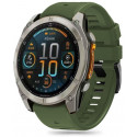 Tech-Protect watch strap Silicone Garmin fenix 5/6/6 Pro/7/8/E 47mm, military green