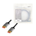 LogiLink CHA0106 HDMI cable 3 m HDMI Type A (Standard) Black, Grey