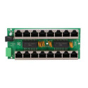 Extralink Gigabit PoE Injector 8 Port 8x 1000Mb/s RJ45, Mode B