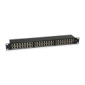 Equip 48-Port Cat.6 Shielded Patch Panel, Black