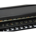 Equip 48-Port Cat.6 Shielded Patch Panel, Black