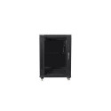 Lanberg FF01-6815-12B rack cabinet 15U Freestanding rack Black