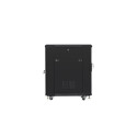 Lanberg FF01-6815-12B rack cabinet 15U Freestanding rack Black