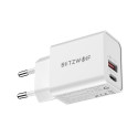 BlitzWolf BW-S20 mobile device charger White Indoor