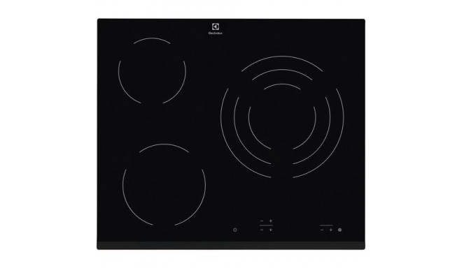 Electrolux EHF6232FOK Black 60 cm Ceramic