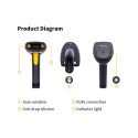 Equip USB 1D Barcode Scanner, with Stand