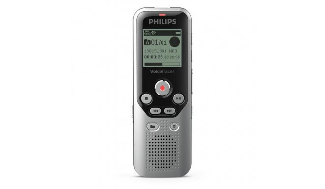 Philips DVT1250 dictaphone Internal memory &amp; flash card Black, Grey