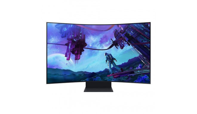 Samsung G97NC computer monitor 139.7 cm (55&quot;) 3840 x 2160 pixels 4K Ultra HD LED Black