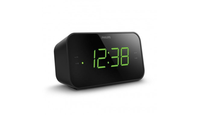 Philips TAR3306/12 alarm clock Digital alarm clock Black