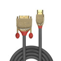 Lindy 15m HDMI to DVI-D Cable, Gold Line