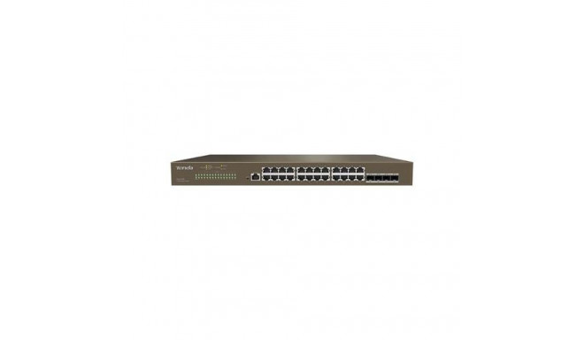 Tenda TEG5328F network switch Managed L3 Gigabit Ethernet (10/100/1000) 1U Black