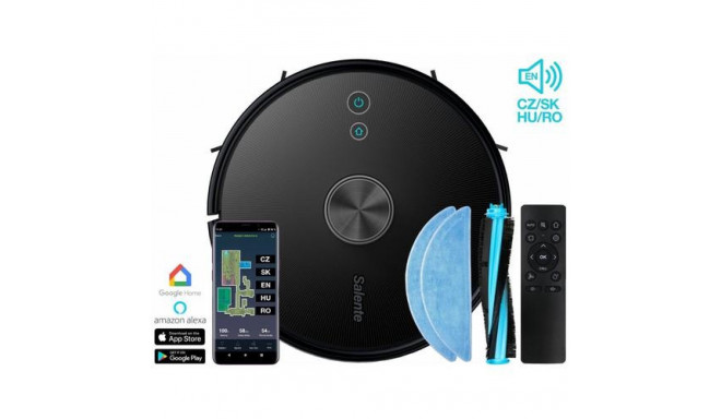 Salente L6 robot vacuum 0.6 L Bagless Black