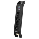 Emos P54022 surge protector Black 4 AC outlet(s) 230 V 2 m