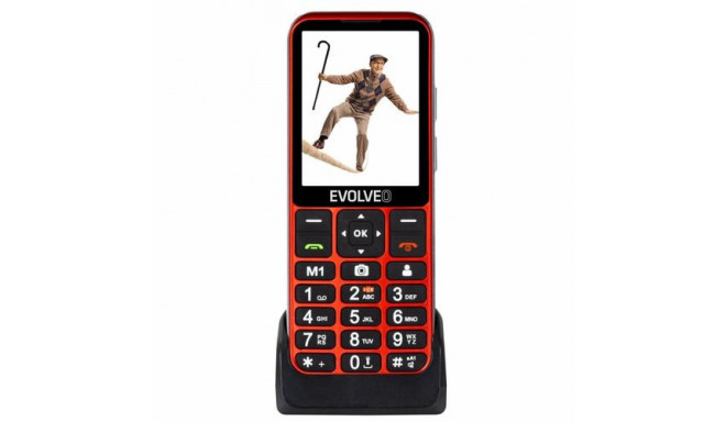 Evolveo EasyPhone ESLTRD mobile phone 7.11 cm (2.8&quot;) 105 g Red Senior phone