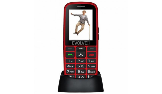 Evolveo EasyPhone EG 6.1 cm (2.4&quot;) 105 g Black, Red Senior phone