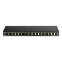 D-Link DGS-1016S Unmanaged Gigabit Ethernet (10/100/1000) Black