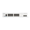 Cisco Catalyst 1300-16T-2G Managed Switch, 16 Port GE, 2x1GE SFP, Limited Lifetime Protection (C1300