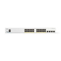 Cisco Catalyst 1200-24FP-4G Smart Switch, 24 Port GE, Full PoE, 4x1GE SFP, Limited Lifetime Protecti