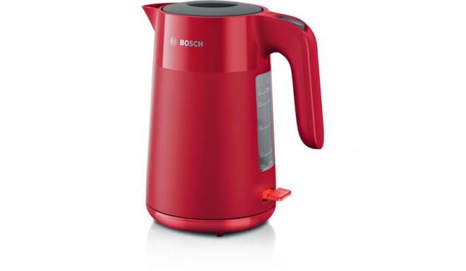 Bosch TWK2M164 electric kettle 1.7 L 2400 W Black, Grey, Red