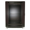 Extralink Rackmount cabinet 27U 600x1000 Black standing