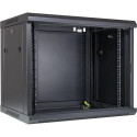 Inter-Tech SMA-6409 9U Wall mounted rack Black