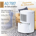 Adler AD 7917 dehumidifier 2.2 L 45 dB 200 W White