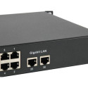LevelOne 26-Port Fast Ethernet PoE Switch, 24 PoE Outputs, 2 x Gigabit RJ45, 150W
