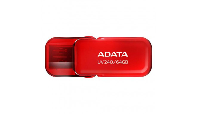 ADATA UV240 USB flash drive 64 GB USB Type-A 2.0 Red