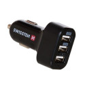 Swissten 20111200 mobile device charger Universal Black DC Auto