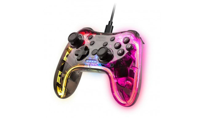 Mars Gaming MGPC Gaming Controller Transparent USB Gamepad Android, MAC, Nintendo Switch, PC, Playst