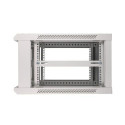 Extralink Rackmount cabinet 6U 600x600 Gray wall mounted