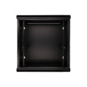 Extralink Rackmount cabinet 12U 600x450 Black wall mounted