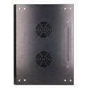 Extralink Rackmount cabinet 12U 600x450 Black wall mounted