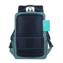 Rivacase Suzuka 7760 backpack Casual backpack Aqua colour Polyester