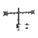 Equip 17&quot;-32&quot; Articulating Dual Monitor Desk Mount Bracket