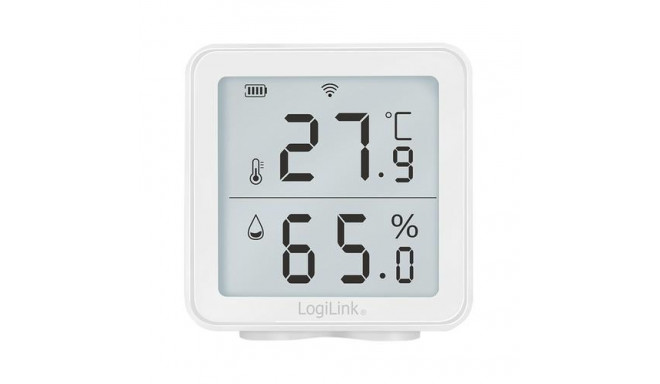 LogiLink SC0116 hygrometer/psychrometer Indoor Electronic hygrometer White