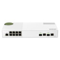 QNAP QSW-M2108-2C network switch Managed L2 2.5G Ethernet (100/1000/2500) Grey, White