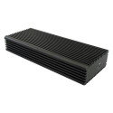 LC-Power LC-M2-C-NVME-2X2 storage drive enclosure SSD enclosure Black M.2
