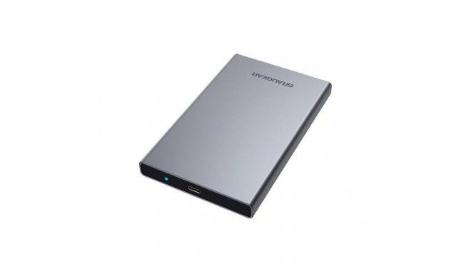 GRAUGEAR G-2501-AC-10G storage drive enclosure HDD/SSD enclosure Aluminium 2.5&quot;